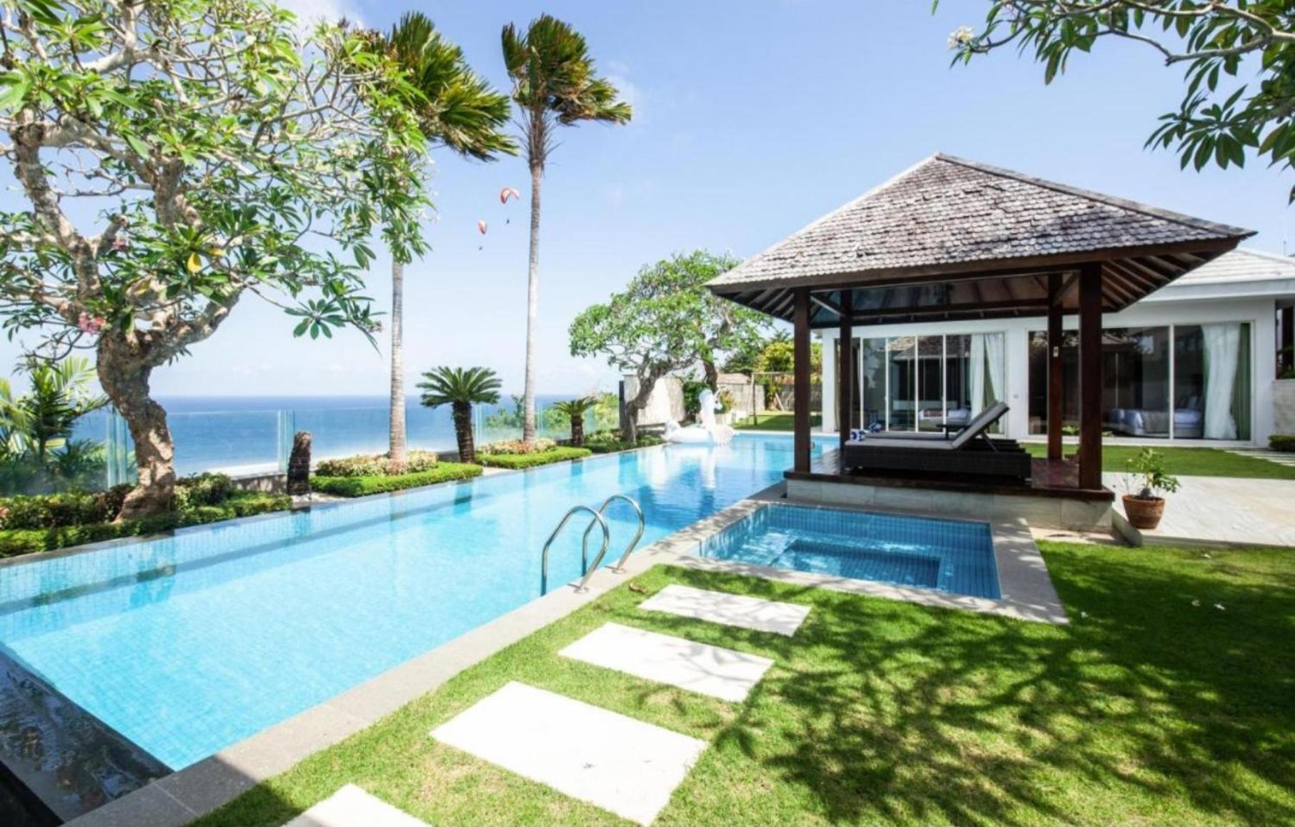 Cliff Front Luxury Villa 4 Bedroom At Pandawa Beach 乌干沙 外观 照片