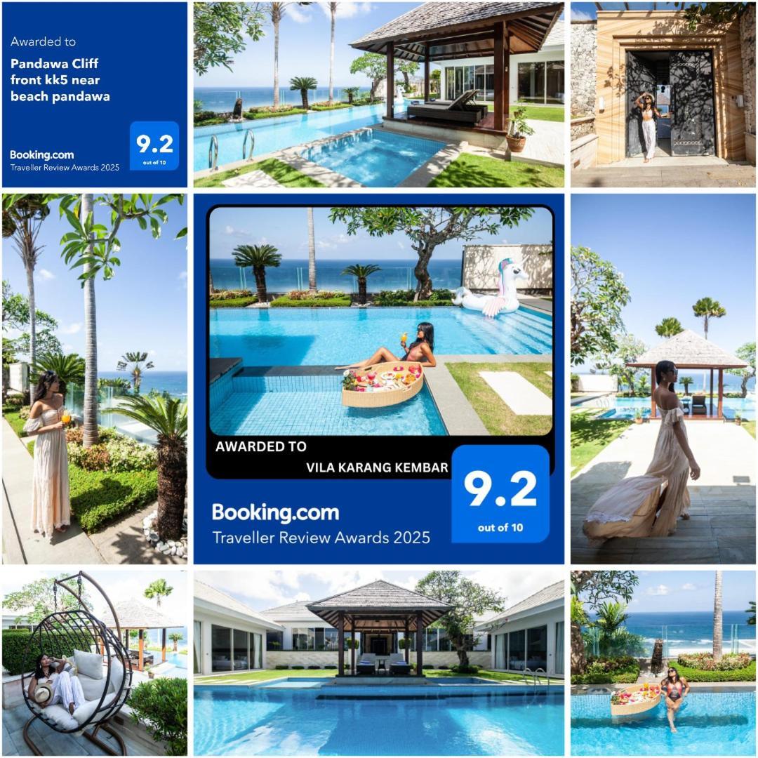 Cliff Front Luxury Villa 4 Bedroom At Pandawa Beach 乌干沙 外观 照片